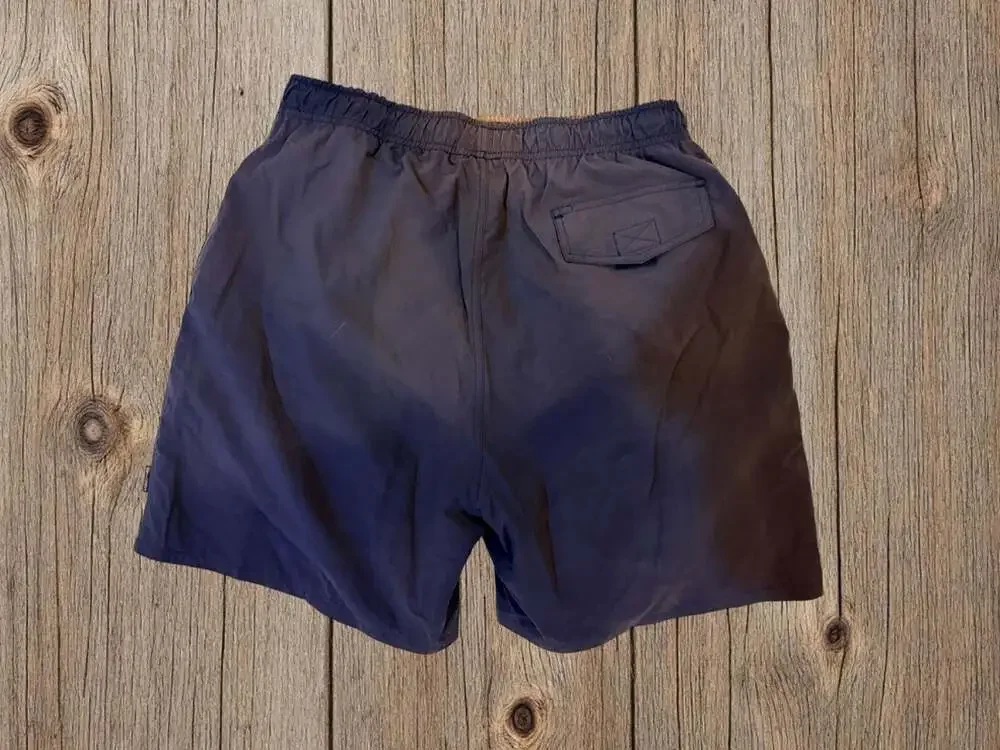 Vintage Le Tigre Drawstring Red Swim Trunks + Free Navy Pair